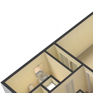 2 Bedroom 1 Bath